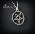 Odwrócony Pentagram, seria: Pentagramy - naszyjnik