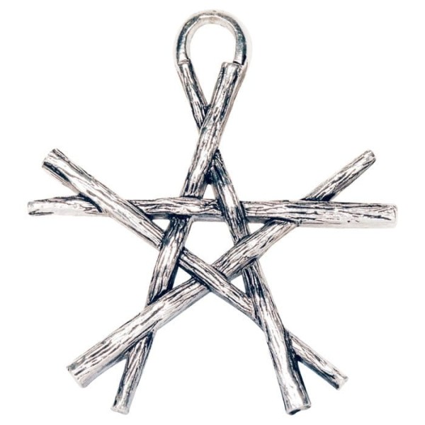 Pentagram z Różdżek, seria: Pentagramy - naszyjnik