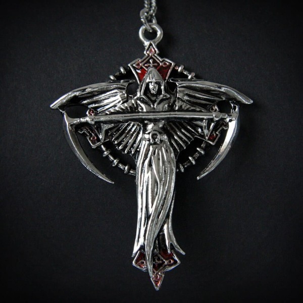 naszyjnik Vocare Gotycki Anioły - seria: Carpe Noctum Anne Stokes, talizman Przeznaczenia, odnalezienia sensu życia