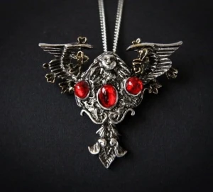 naszyjnik Anioł Północy, amulet ochronny - seria: Dzieci Nocy