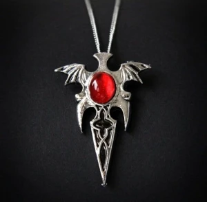 naszyjnik Krwawy Amulet Wampira - seria: Dzieci Nocy