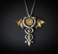 naszyjnik "Smoczy Amulet Ochronny", seria: Forbidden