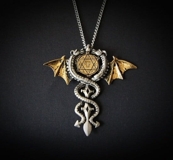 naszyjnik "Smoczy Amulet Ochronny", seria: Forbidden