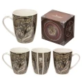 Wilki - porcelanowy kubek z nadrukiem projekt: Lisa Parker