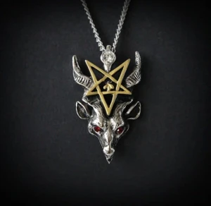 naszyjnik Bafomet "Baphomet", seria: Forbidden - talizman: Światło i Mrok