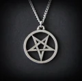 Odwrócony Pentagram, seria: Pentagramy - naszyjnik