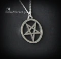 Odwrócony Pentagram, seria: Pentagramy - naszyjnik