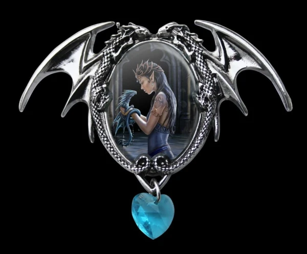 kamea Smok "Water Dragon" - seria: Enchanted Cameos Anne Stokes