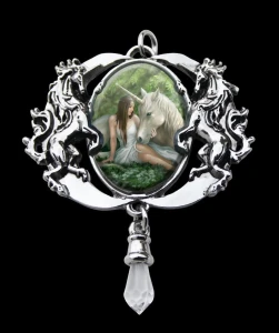 kamea Jednorożec "Czyste Serce" - seria: Enchanted Cameos Anne Stokes