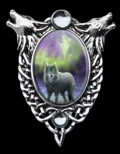 kamea Wilk "Aura Wolf" - seria: Enchanted Cameos Anne Stokes