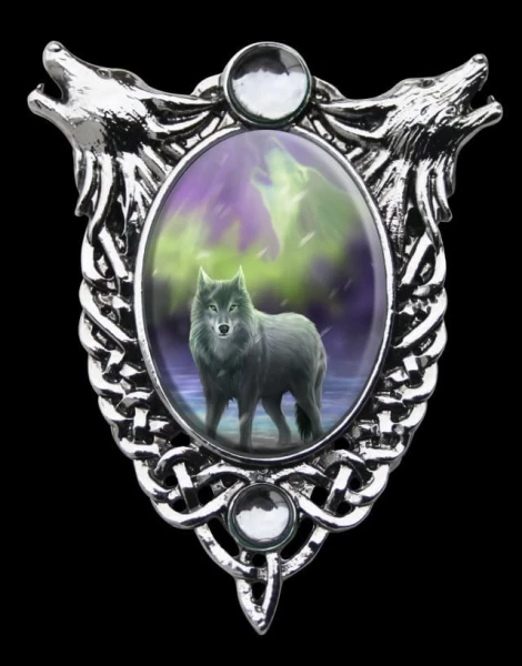 kamea Wilk "Aura Wolf" - seria: Enchanted Cameos Anne Stokes