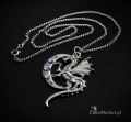 Luna Dragon - naszyjnik Smok na Księżycu