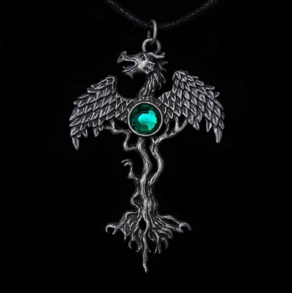 Smocze Drzewo "Dragon Tree", seria: The Greenwood - wisiorek, amulet ochronny