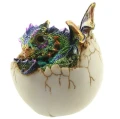 Smocze Jajo i Kolorowe Smoczątko - figurka fantasy