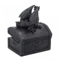 Czarny Smok "Sacred Keeper" - szkatułka ze smokiem