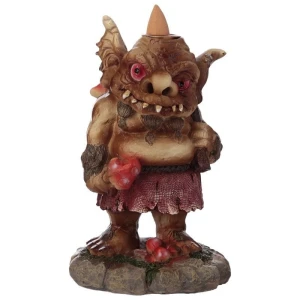 Troll z Muchomorami - podstawka backflow na kadzidła zwrotne + GRATIS kadzidła