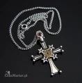 naszyjnik "Celtycki Krzyż z Pentagramami", seria: Forbidden - amulet ochronny