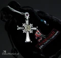 naszyjnik "Celtycki Krzyż z Pentagramami", seria: Forbidden - amulet ochronny