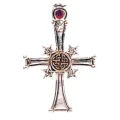 naszyjnik "Celtycki Krzyż z Pentagramami", seria: Forbidden - amulet ochronny