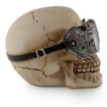 Czaszka w Stalowych Goglach - figurka w stylu steampunk