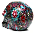 Meksykańska Czaszka w Kwiaty Sugar Skull - figurka