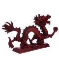Czerwony Chiński Smok - figurka długość 33cm