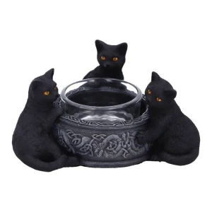 Trzy Koty "Familiar Trio" Veronese - świecznik