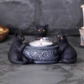 Trzy Koty "Familiar Trio" Veronese - świecznik