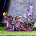 Smok z Motylem "Nature's Kiss" - figurka fantasy
