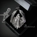 Gotycki Anioł naszyjnik Anioł "Prayer For The Fallen" - seria: Carpe Noctum Anne Stokes, talizman amulet pomyślność dzięki przyjaźni