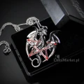 wisiorek Smok z Pentagramem naszyjnik Pentadraca - seria: Carpe Noctum Anne Stokes, talizman amulet Wiara w Siebie