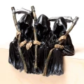 Mroczny Żniwiarz - trzy postaci, figurki gothic mroczna dekoracja
