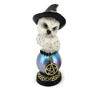 Śnieżna Sowa na Magicznej Kuli - figurka (2)