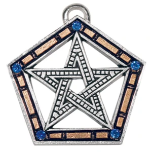 Pentagram Pentalpha, seria: Pentagramy - naszyjnik